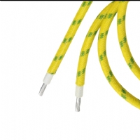 Electronic Wire 22AWG Hookup Silicone Fiberglass Braided Cable Tinned Copper Heat Resistant Silicone Silicone Rubber Insulated