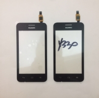 Wholesale original capacitive touch display screen real for HUAWEI y330 replacement black