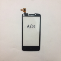 Wholesale original capacitive touch display screen real for Lenovo A670 replacement black